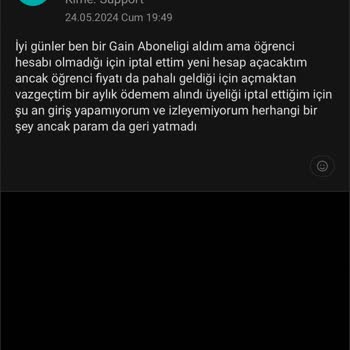 Gain Üyeliği İptali Ve İade Sorunu