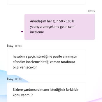Onwin Çekimimi Vermemek İçin Hesabımı Banladı