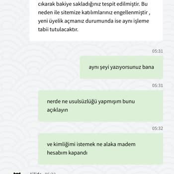 Bayspin Haksız Yere Bakiye Silip Hesap Kapatıyor