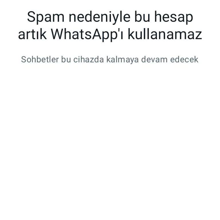 WhatsApp Spam Kalması İçin Ne Gerek