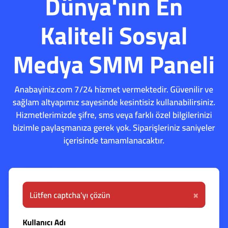 Anabayiniz.com Giriş Yaparken Sorun Yaşıyorum