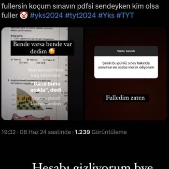 ÖSYM YKS İptal Olmalı