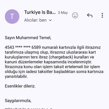 İş Bankası Ve Trendyol Para İademi Yapmıyor