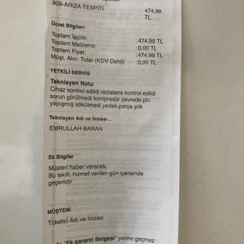 Bosch Ataşehir Servis Çalışanından Şikayetçiyim