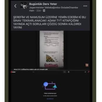 Ösym Soruları Çalınmış Hakkımız Yeniyor