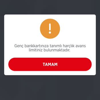 Ziraat Bankası Genç Kart Harçlık Avansım Kendiliğinden İptal Oldu