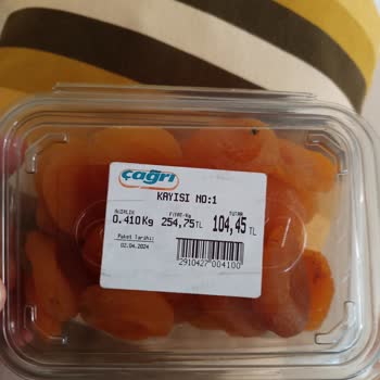 Çağrı Hipermarket Çağrı Marketten Aldığım Kuru Kayısı Dan Örümcek Çıktı.