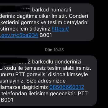 PTT Kargo Kargom 1 Haftadır Gelmedi