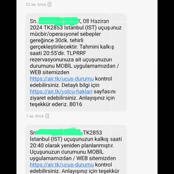THY Uçağa Alınmadım Biletimi Yaktılar