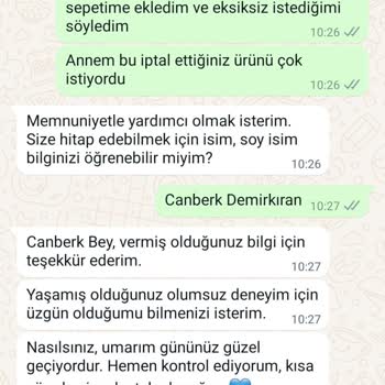 A101 Sipariş Eksikliği Müşteri Hizmetlerinin Duyarsızlığı