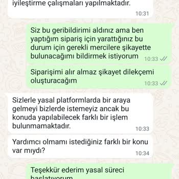 A101 Sipariş Eksikliği Müşteri Hizmetlerinin Duyarsızlığı