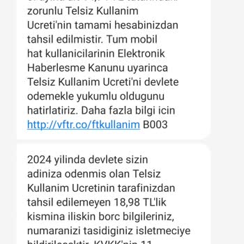 Vodafone 2024 Yılının Tüm Aylarının Telsiz Kullanım Ücretini Kesti!