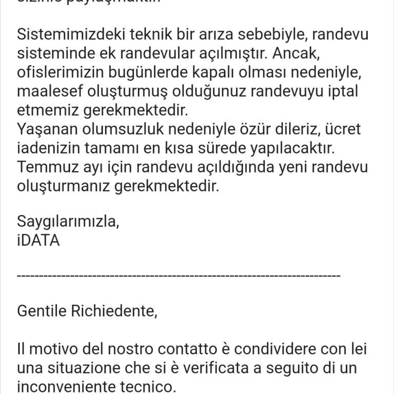 Konsolosluk Ve İDATA Mağduriyeti: Kardeşimin Nikahına Katılamıyorum!