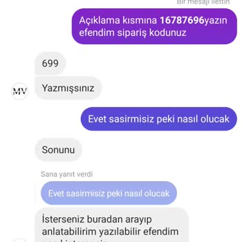 moda kiwii (Instagram: moda.kiwii) Yanlış Kod Girişi Sonrası İade Sorunu