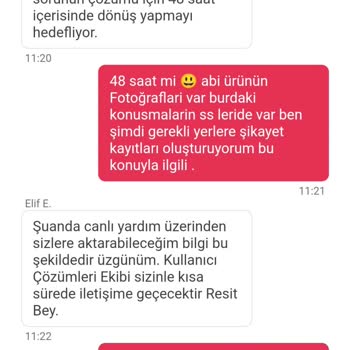 Yemek Sepeti Mağduriyet