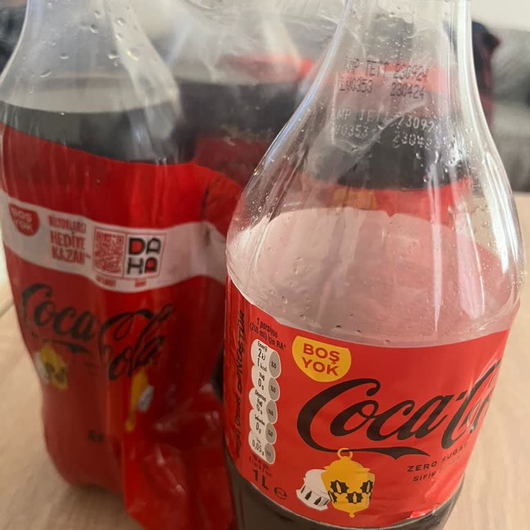 4'lü Paket 1 Litre Coca-Cola Eksik Dolum