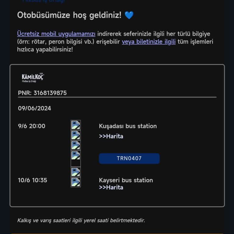 Kamil Koç'tan Aldığım Bilette Yaşadığım Sorun Ve Müşteri Hizmetlerinin Yetersizliği