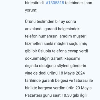 Pazarama Müşteri Hizmetleri Yanlış Yönlendirmesiyle Zararım Arttı