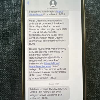 Vizyonmobil Mobil Ödeme Servisi Ve Yetkisiz Üyelik Sorunu
