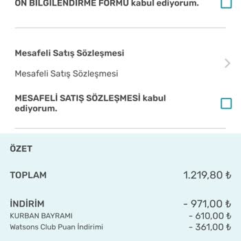 Watsons Siparişimi İptal Etti, Para Ve Puanlarımı İade Etmedi