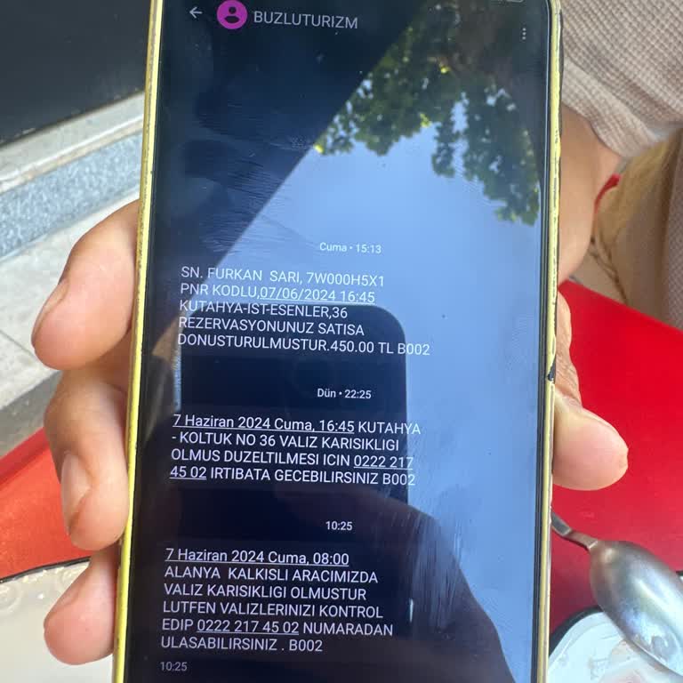 Kayıp Bagaj Buzlu Turizm Firmasına Ait Eşyamız Bulunamıyor Mağduruz