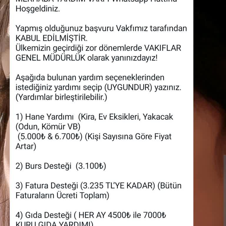 Miraç Vakfı Yardım Başvurusunda Bulunduğum Kurumdan İşlem Yapılmamasını Talep Ediyorum