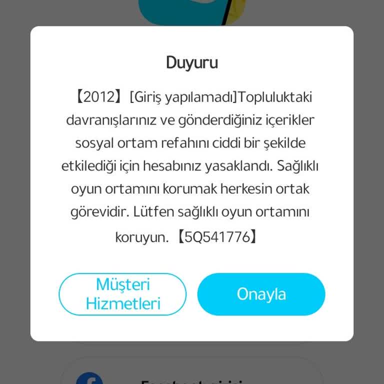 WePlay Cihaz Banı Yedim Kaldırılmasını İstiyorum