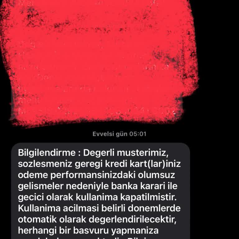 Denizbank Kredi Kartımı Kapattı