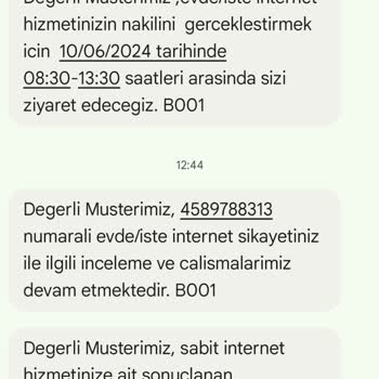 Türk Telekom Yanlış Bilgiler Ve Sürekli Servisin Gelmemesi