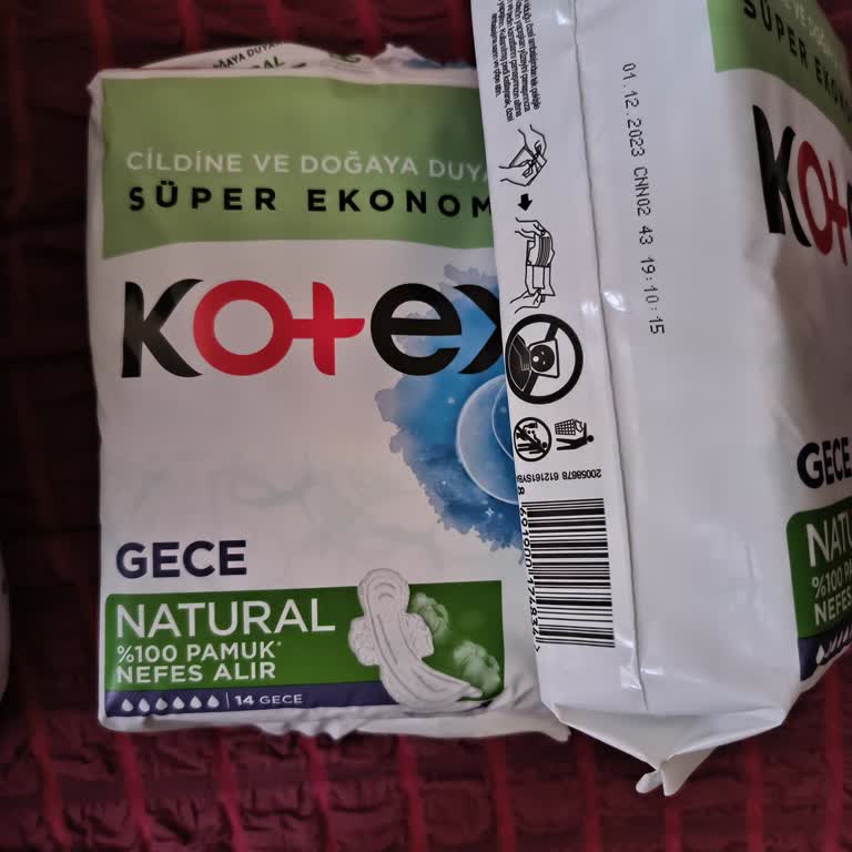 Kotex Gece Natural Ped Emmiyor.