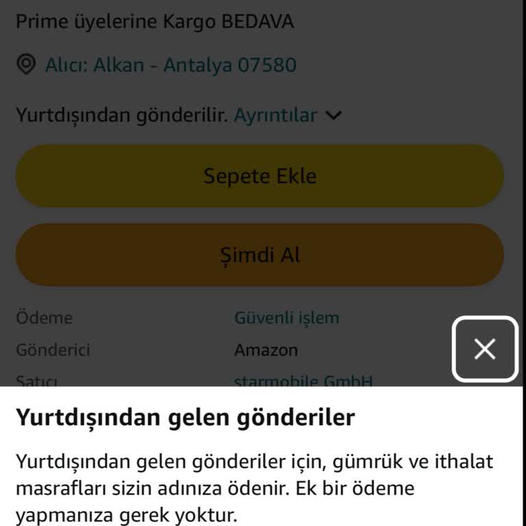 Amazon Türkiye Ve Starmobile Gmbh