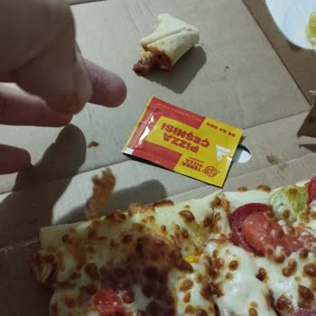 Terra Pizzanın İçinden Saç Çıkması
