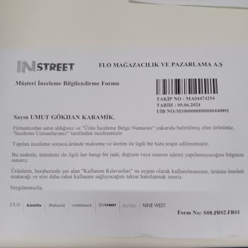 In Street 'e Ve Skechers'a Yakışmayan Garanti Ve Servis Cevabı.