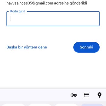 Gmail Hesap Kurtarma İşlemi