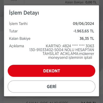 Ziraat Bankası 9 Haziran 14:54 34 09/06/2024 Tarihlerinde Hesabımdan Bilgim Dışında