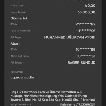 Payfix Hesabıma Geçen Para Anında Başka Hesaba Gidiyor!