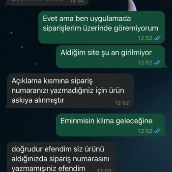 Dolap Yanıltıcı Klima Satışı Ve İletişim Sorunları