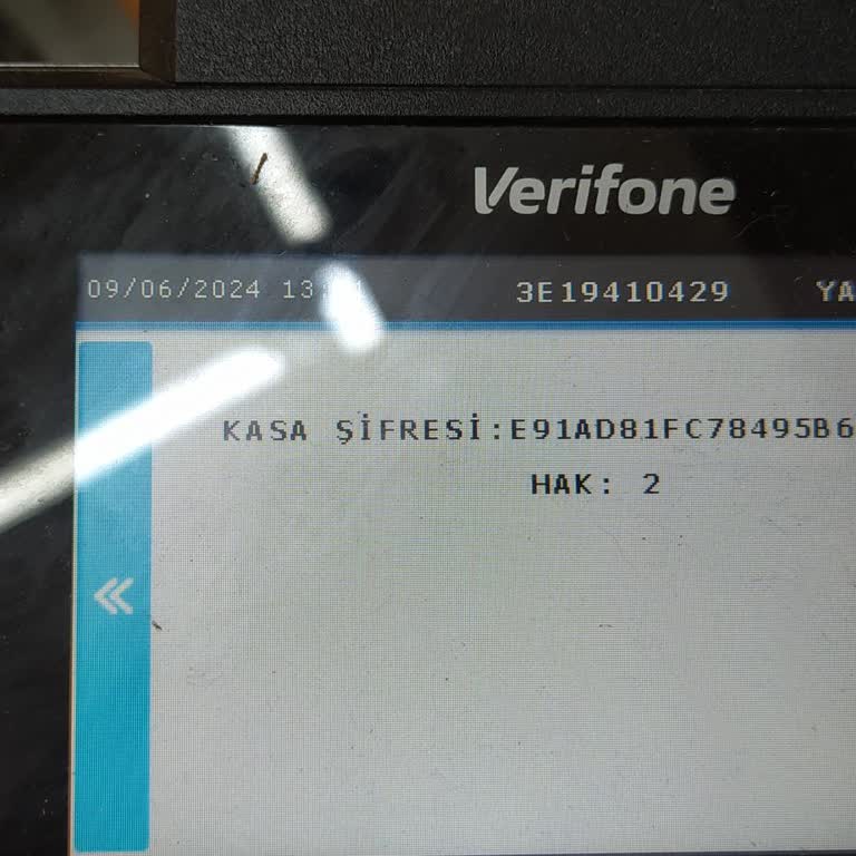 Verifone Olivetti Kasa Şifresi