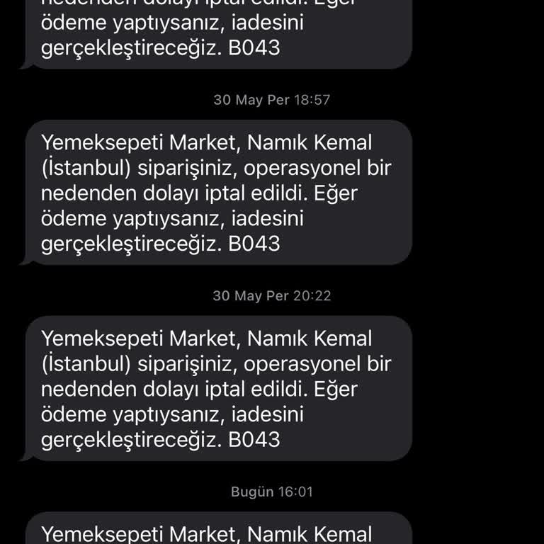 Yemeksepeti Market Sürekli İptal Edilen Siparişler Ve Güven Sorunu