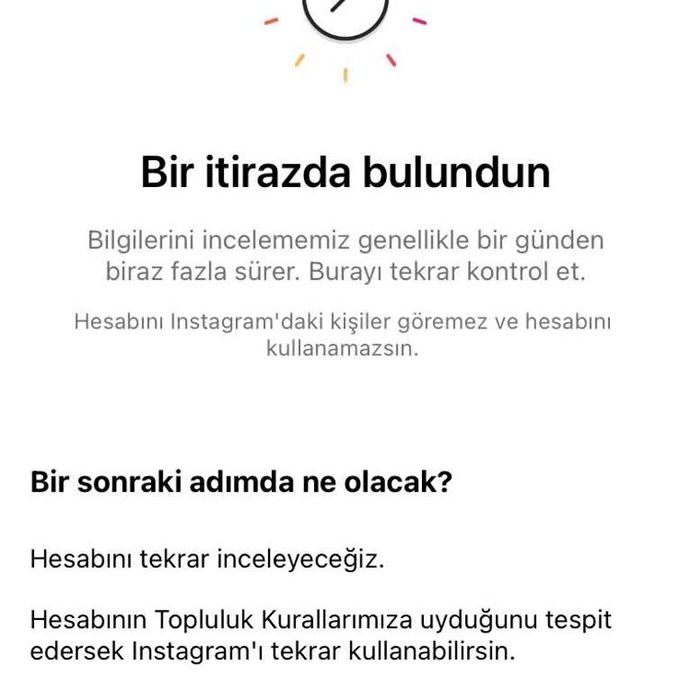 Instagram Hesabım Askıya Alındı