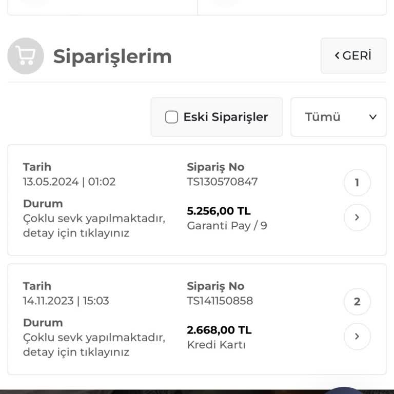 Tepe Home Ürün Elime Ulaşmadı