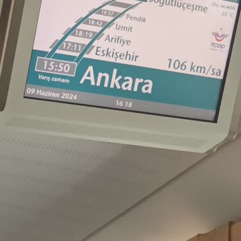 TCDD YHT Saatlerinin Tutmaması Mağduriyeti