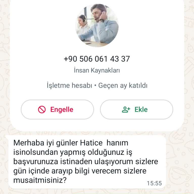 İşin Olsun Araması İle İlgili