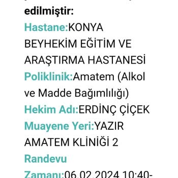 AMATEM Bilgilerimi Başkalarına Verilmesi