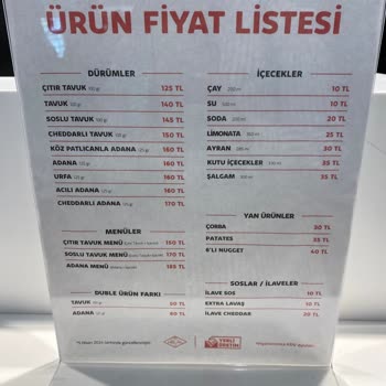 Dürümle Eskişehir Vega Outlet'te Hayal Kırıklığına Uğratan Dürüm Deneyimi