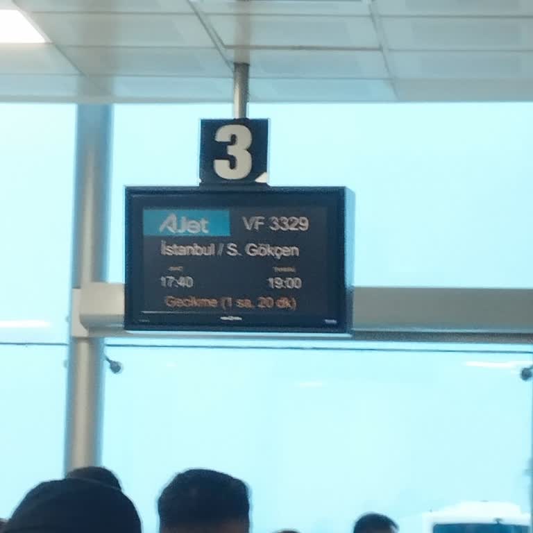 AJet (Anadolu Jet) Uçağın Kalkış Saatinin Ertelenmesi