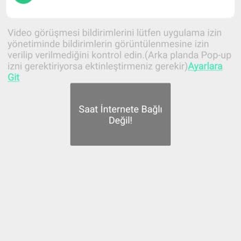 Wiky Akıllı Saat İnternet Problemi