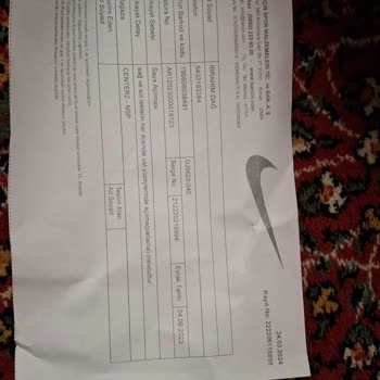 Nike Krampon Tekstil Hatası