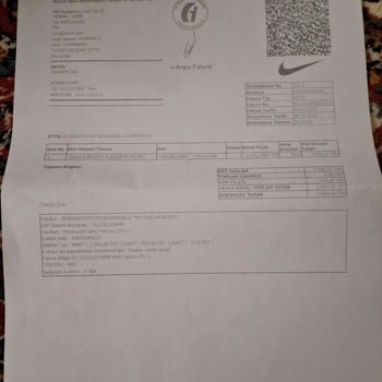 Nike Krampon Tekstil Hatası