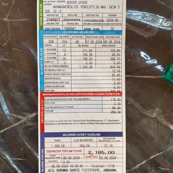 TESKİ Aşırı Yüksek Faturalar Gönderiyor